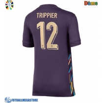 Fotballdrakt Dame England Kieran Trippier #12 Bortedrakt EM 2024 Kortermet